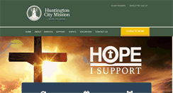 Desktop Screenshot of huntingtoncitymission.org