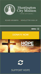 Mobile Screenshot of huntingtoncitymission.org